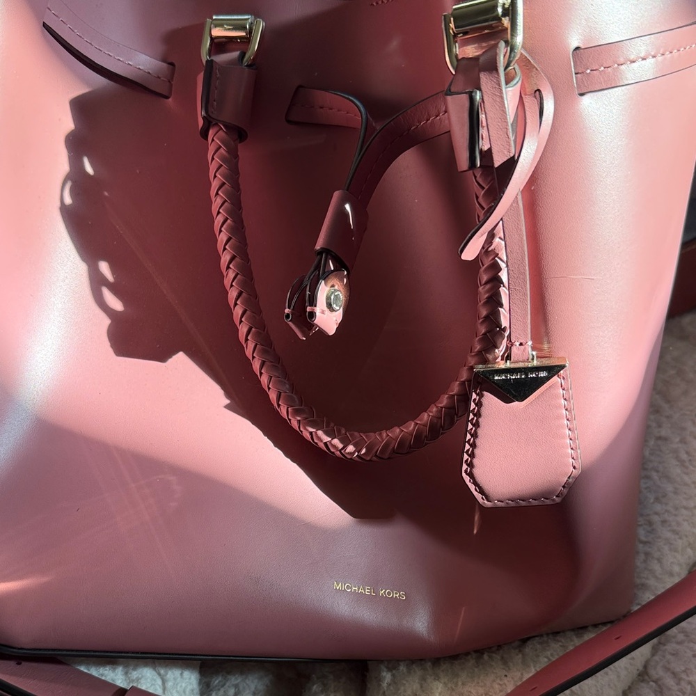 Michael Kors Rose Leather Tote